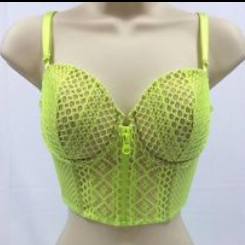 Victoria's Secret Very Sexy Neon Demi Bustier Bra